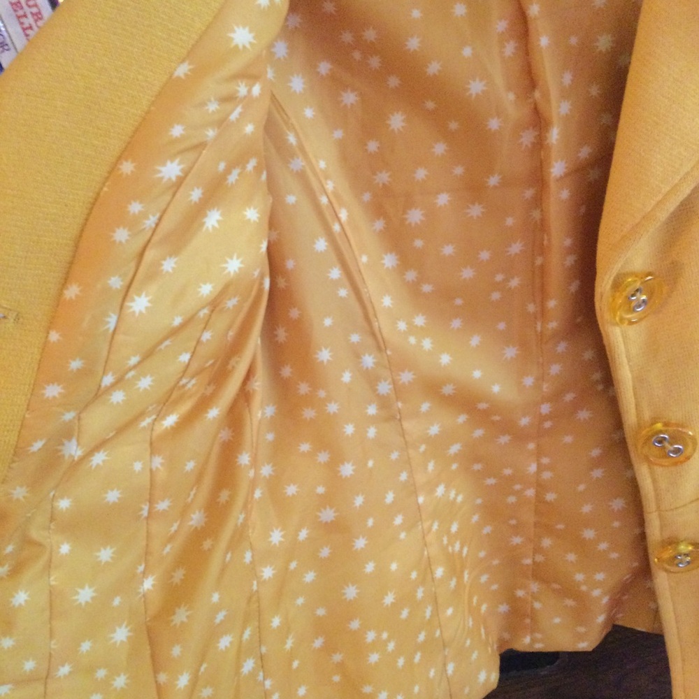 Yellow Knit Jacket - Picture 6 of 9
